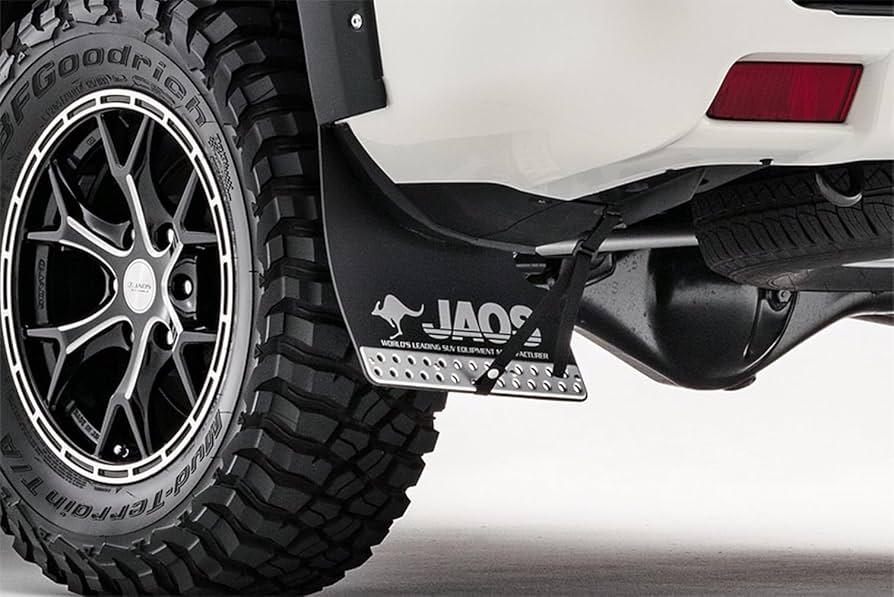 JAOS ジャオス 150プラド 専用 マッドガード レッド 前後セット 美品 500.jpg