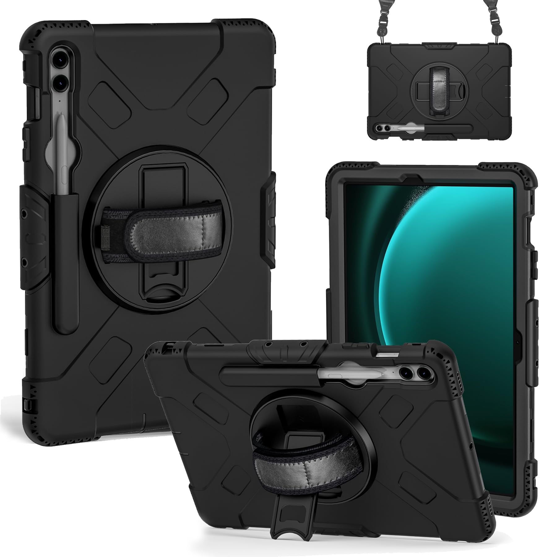 Galaxy Tab S9 FE+ 5G/SCT22　カバー他 Amazon.co.jp: Aokil Galaxy Tab S9 FE+ 5G SCT22 12.4インチ ケース