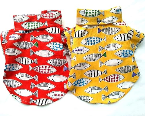 Miniatura 2 de Camisa hawaiana para perro, chaleco de playa de verano, ropa de manga corta, camiseta floral, tops hawaianos, chaquetas para perros, razas y gatos