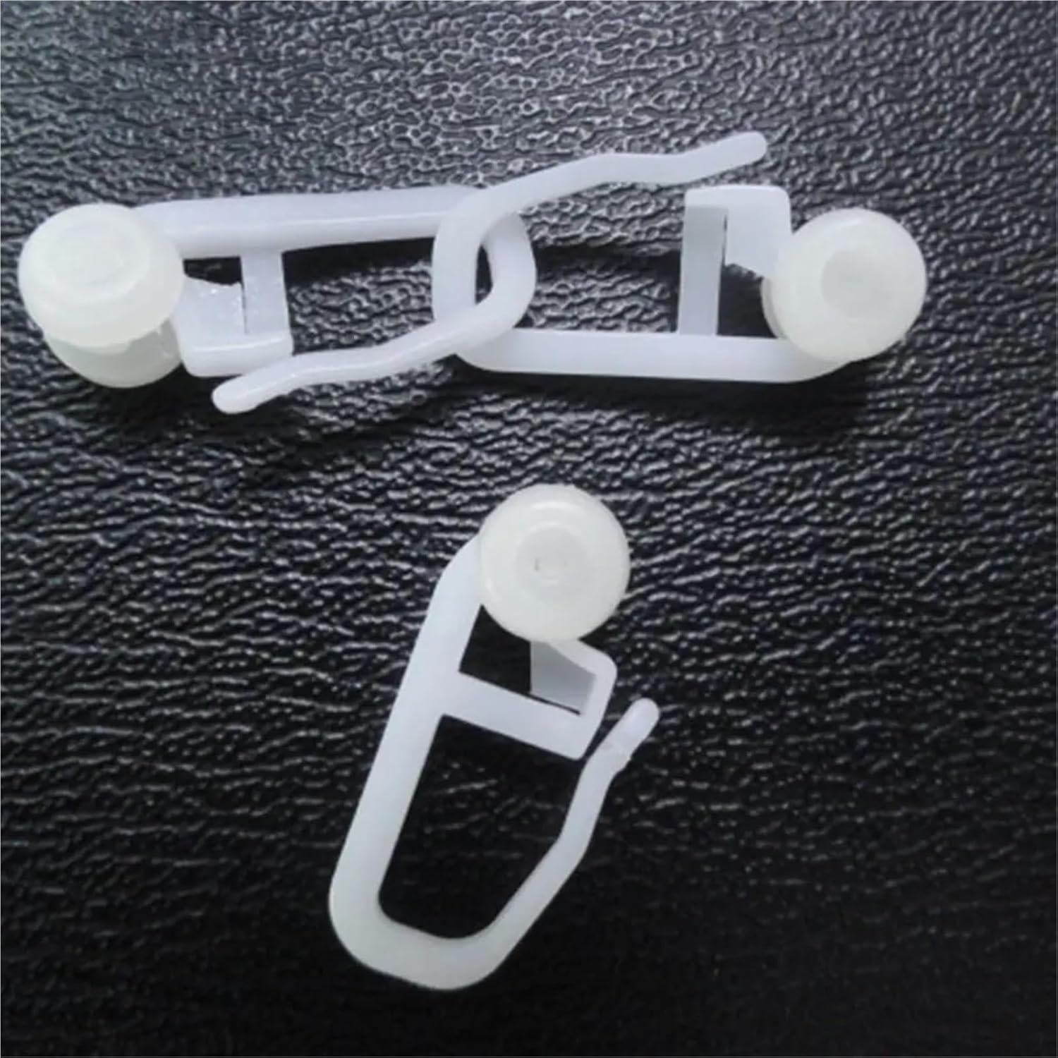 Curtain rings, Curtain Rings 500PC White Plastic Universal Roller Sliding Hooks for Hanging Curtains
