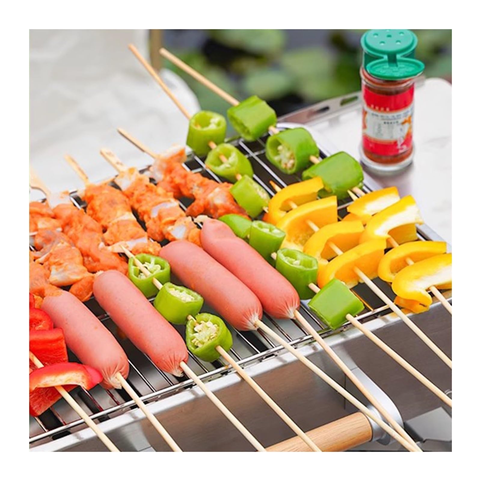 Griglia da Tavolo Fornello for Barbecue Domestico for da Esterno for Portatile Pieghevole Piccolo