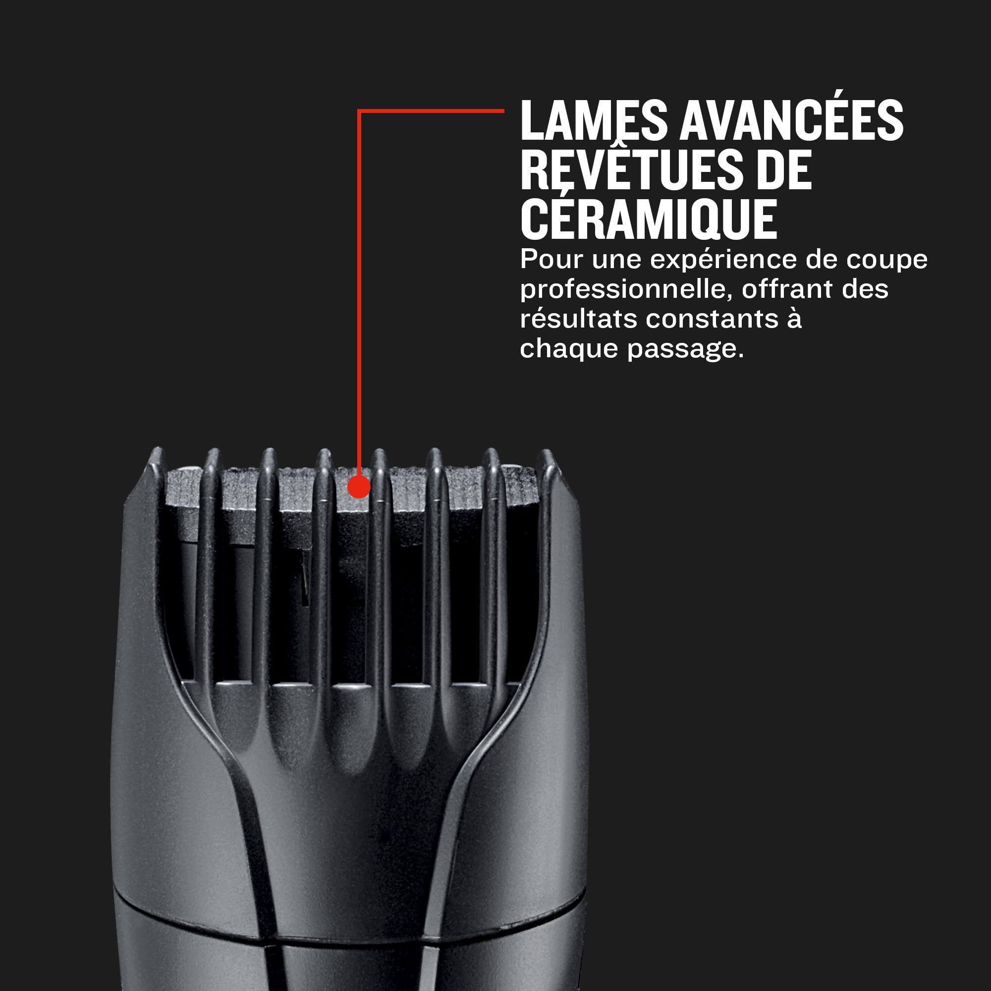 Remington Tondeuse barbe électrique [Utilisation facile & précise] Barba (Ergonomique, lames céramique auto-affûtées & lubrifiées à vie, 9 réglages 1,5-18mm, Secteur/batterie, brosse incl.) MB320C