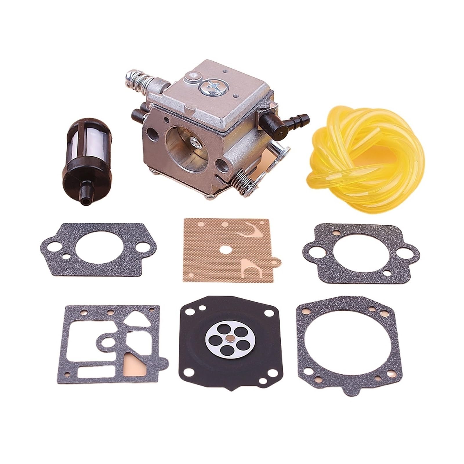 Carburador for Motosierra 6200 62cc Línea de Filtro de Combustible Kit de reparación de carburador Repuestos de Motosierra Herramientas de jardín Reemplazar Piezas