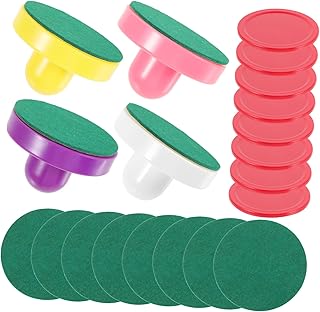 Parliky 1 Conjunto De Air Hockey Pucks De Ar Acessórios De Ar Mesa Empurrador De Hóquei No Gelo Empurrador De Hóquei De Mesa Empurrador De Jogo De Hóquei No Gelo Pequeno Impulso De
