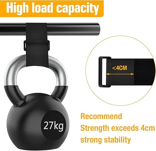 Miniatura 7 de 2''x 16.4Ft Heavy Duty Hook and Loop Straps with 15 Buckles, Adjustable Nylon Fastening Cinch Straps Free Cut to Length Cable Ties Reusable Cord