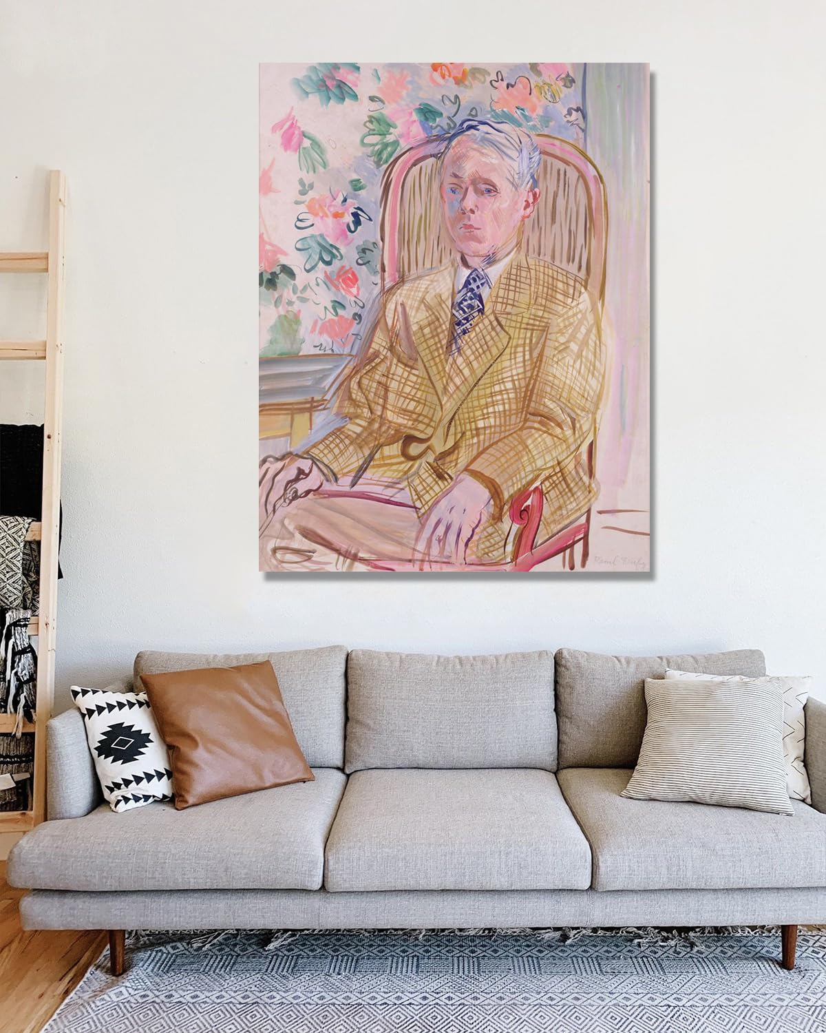 Raoul Dufy nadruki (autoportret 3), plakat podróżny w stylu vintage, sztuka impresjonistyczna, obraz ścienny na płótnie do dekoracji domu, 30 x 40 cm, tylko płótno