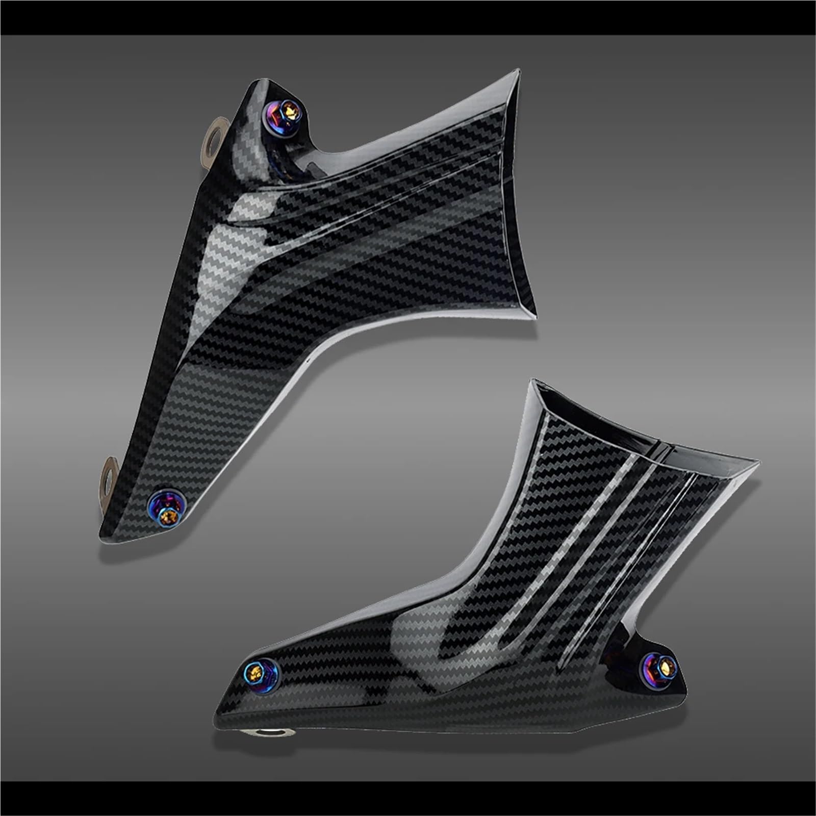 Condotti Aria Raffreddamento Pinza Adatto per Kawasaki Z750R Z900SE Z900RS Z1000 Z1000R Z H2 Z1000SX ZH2 ABS SE Cafe Pinza Freno Condotto di Raffreddamento dell'Aria(Style-3)