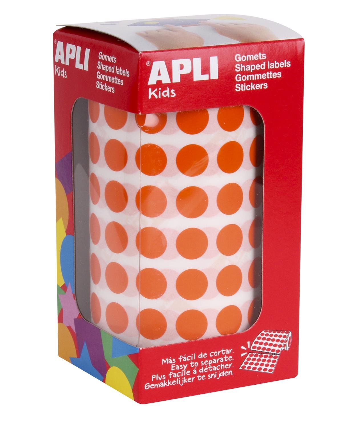 APLI Kids Gomets Roll Round Ø 10,5 mm Orange