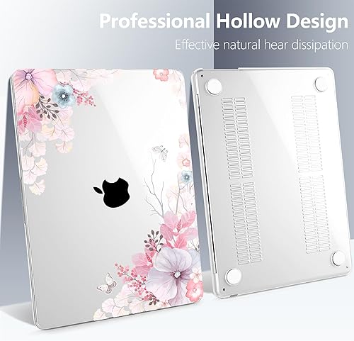 Miniatura 7 de Batianda Estuche Premium para Nuevo MacBook Air de 15 Pulgadas 2025 2024 2023 con Chip M4 M3 M2, Estuche Protector de Plástico Duro Diseñado y Funda