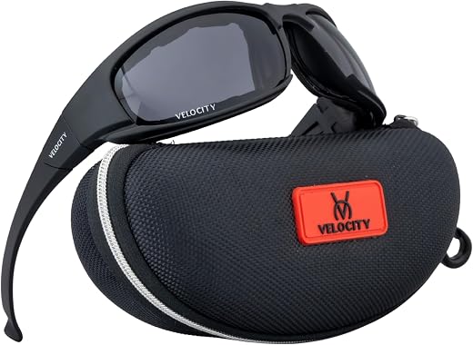 Velocity Optics - Riding Sports Sunglass | Driving Clear Vision | Car Driving | Bike Riding Glasses