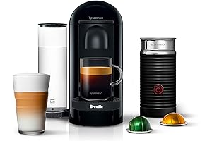 Nespresso VertuoPlus Coffee and Espresso Machine with Frother