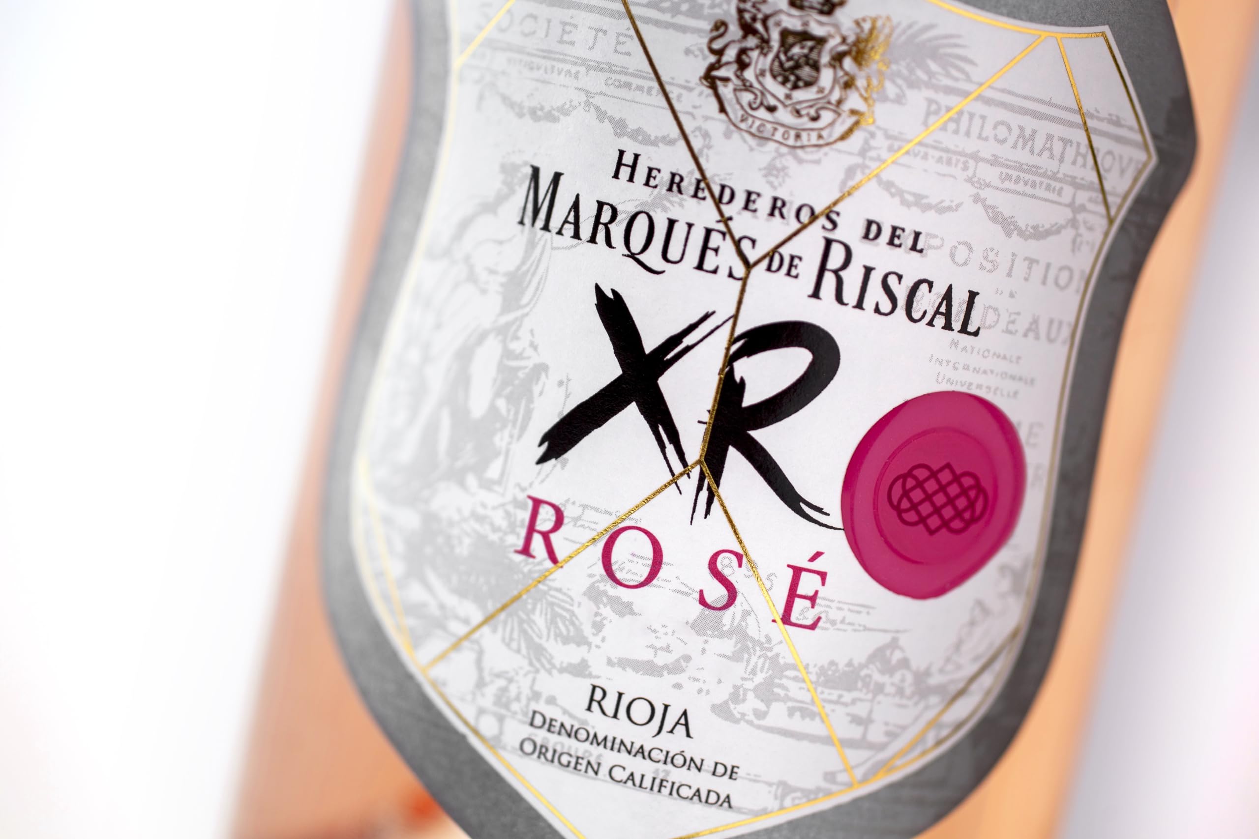 XR Rosé de Marqués de Riscal - Denominación de Origen Calificada Rioja, Vino Rosado, Variedad Tempranillo, 24 meses en barrica, Estuche de dos botellas de 750 ml