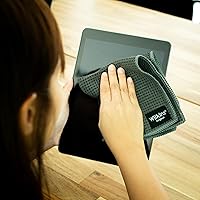 Vista 4 de Wilkins Toallas de limpieza de microfibra 3D Toalla de microfibra con tejido de gofre para limpiar zapatos, bolsas, gafas, automóvil y dispositivos