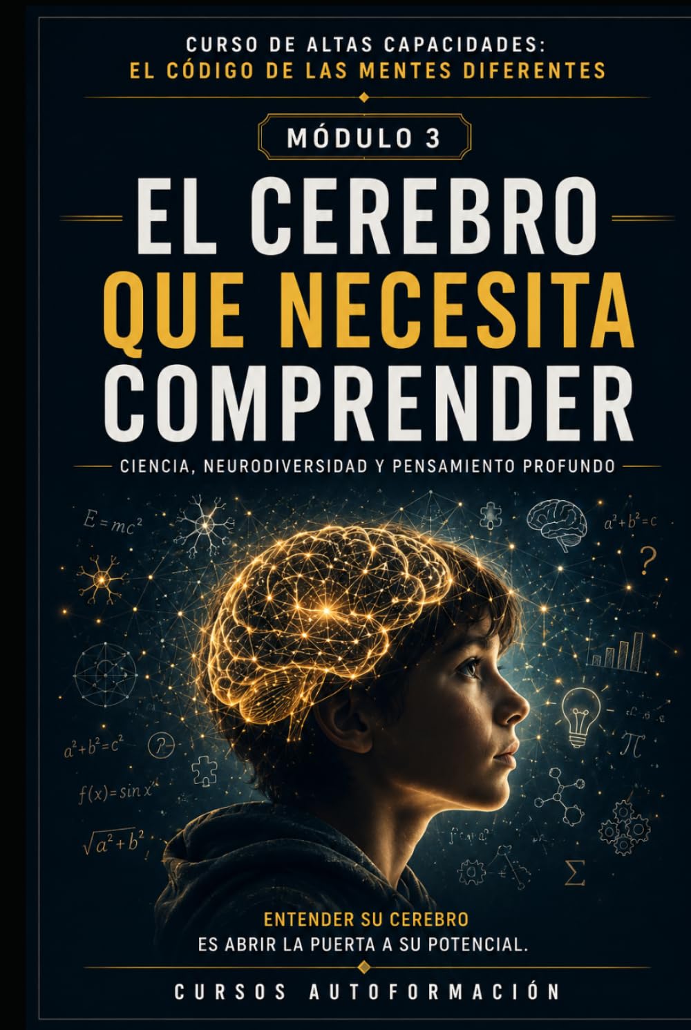 EL CEREBRO QUE NECESITA COMPRENDER: CURSO DE ALTAS CAPACIDADES: EL CÓDIGO DE LAS MENTES DIFERENTES (MÓDULO 3)