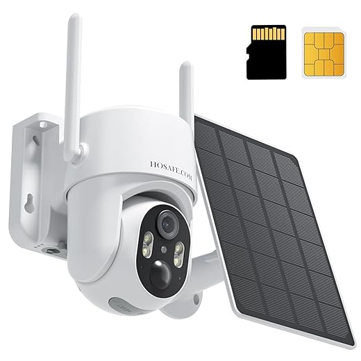 4G LTE Solar Security Camera - No WiFi