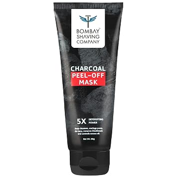 Bombay Shaving Company Activated Charcoal Peel Off Mask with 5X Detoxifying Power, fights pollution and De-Tans skin- 60g – Amazon