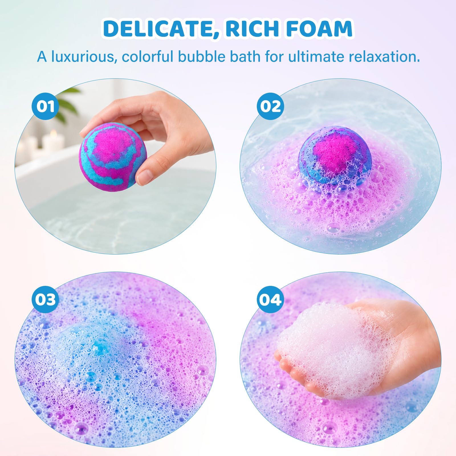 12 Pezzi Bombe Da Bagno Bambini Con Sorpresa, Bombe Da Bagno Con Sorpresa Naturali, Bomba Da Bagno Bambini, Bath Bomb Gift Per Compleanno Natale, Bath Bomb Bambini