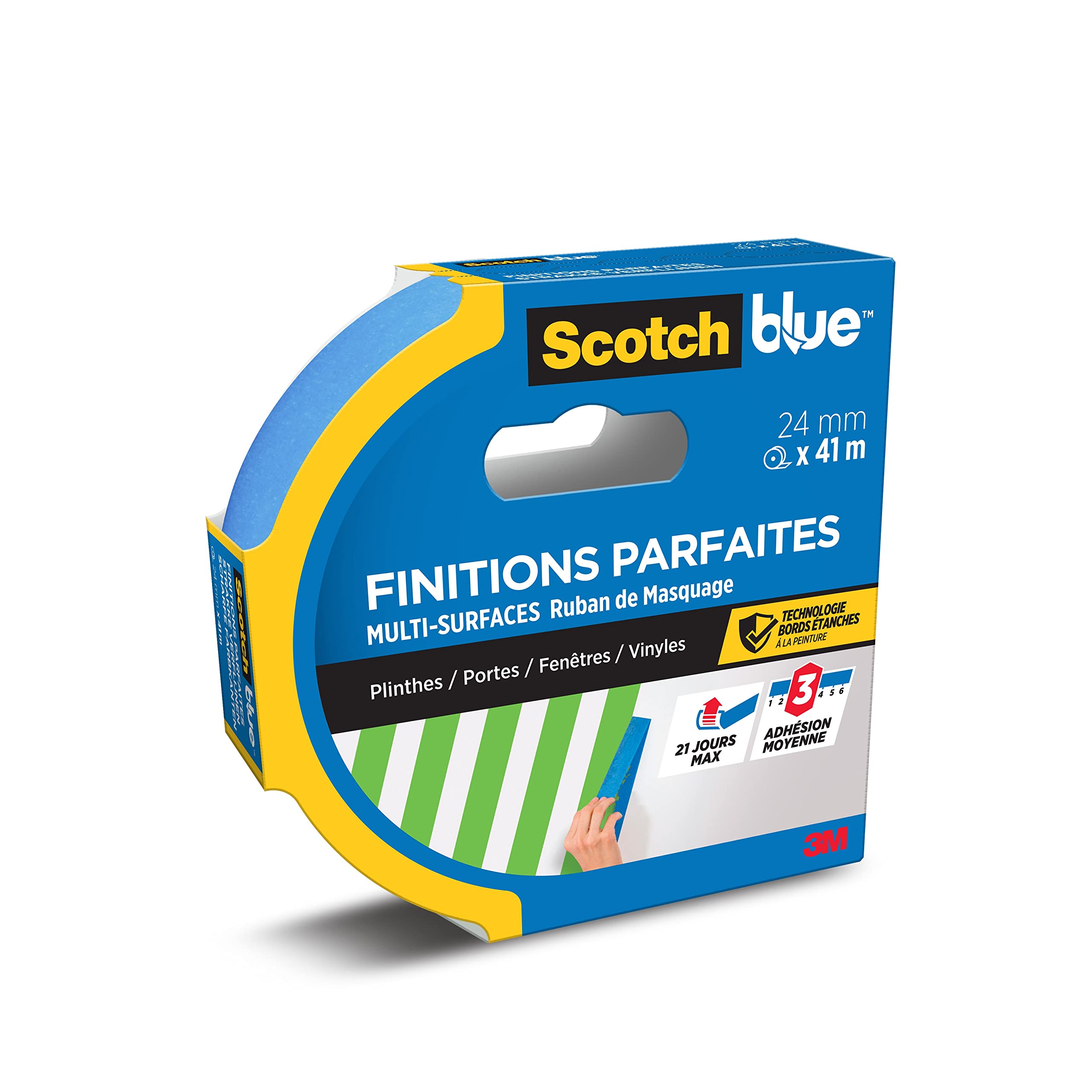 Scotchblue Blue Scotch Painter's Masking Tape, 41M X 24Mm (L X W), 1 Piece 3M