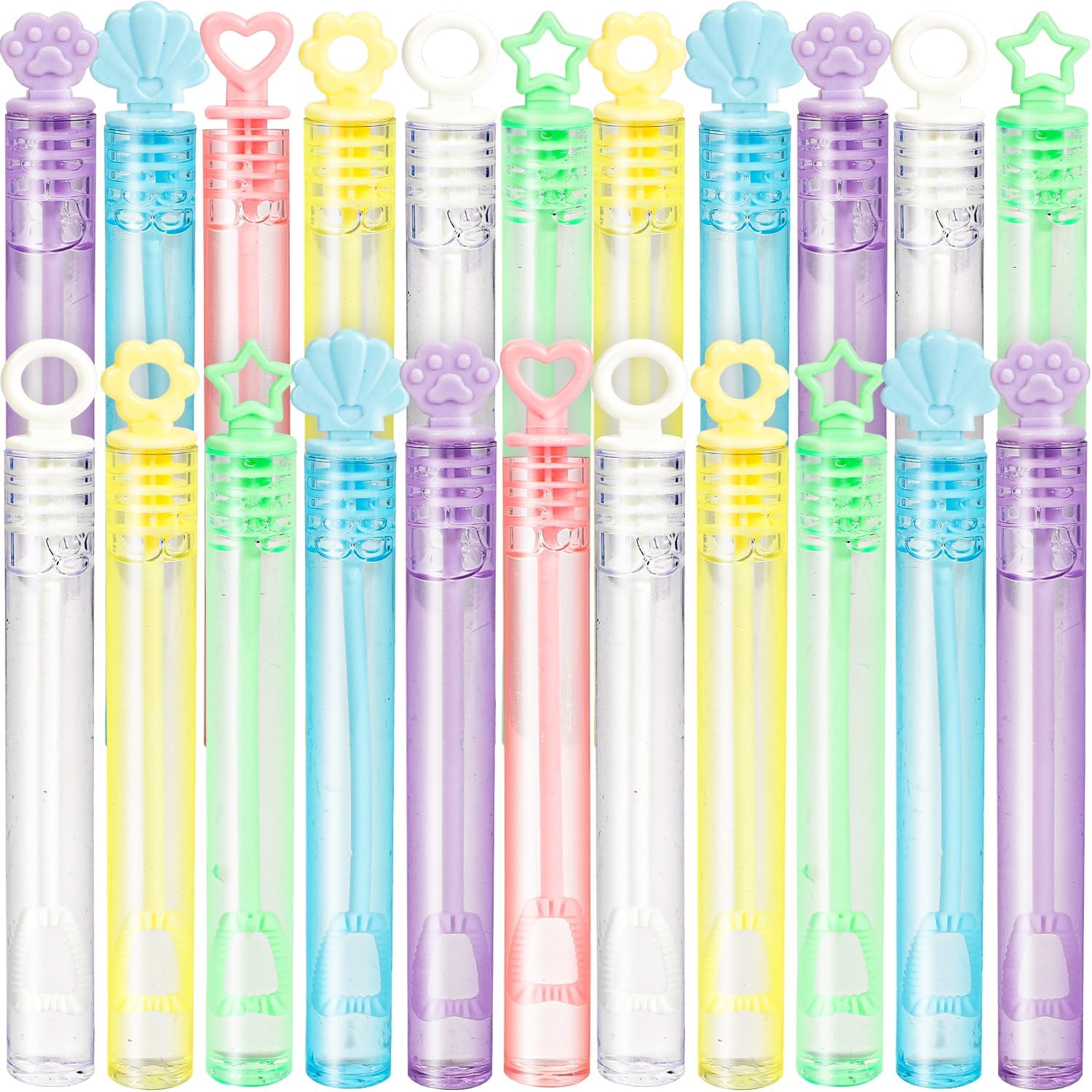 TOY Life 32 Pcs Neon Bubbles Party Favors For Kids, Mini Star Bubble Wand Bulk In Gift Box as Goody Bags Stuffer, Classroom Giveaways, Carnival Prizes Toy, Birthday Treats, Party Supplies For Toddlers