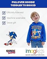 Vista 3 de SEGA Sonic the Hedgehog Tails Knuckles - Sudadera con capucha para niños pequeños y grandes