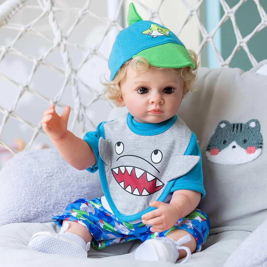 Amazon.co.jp: 55CM 全身ソフトシリコーンビニールリボーン