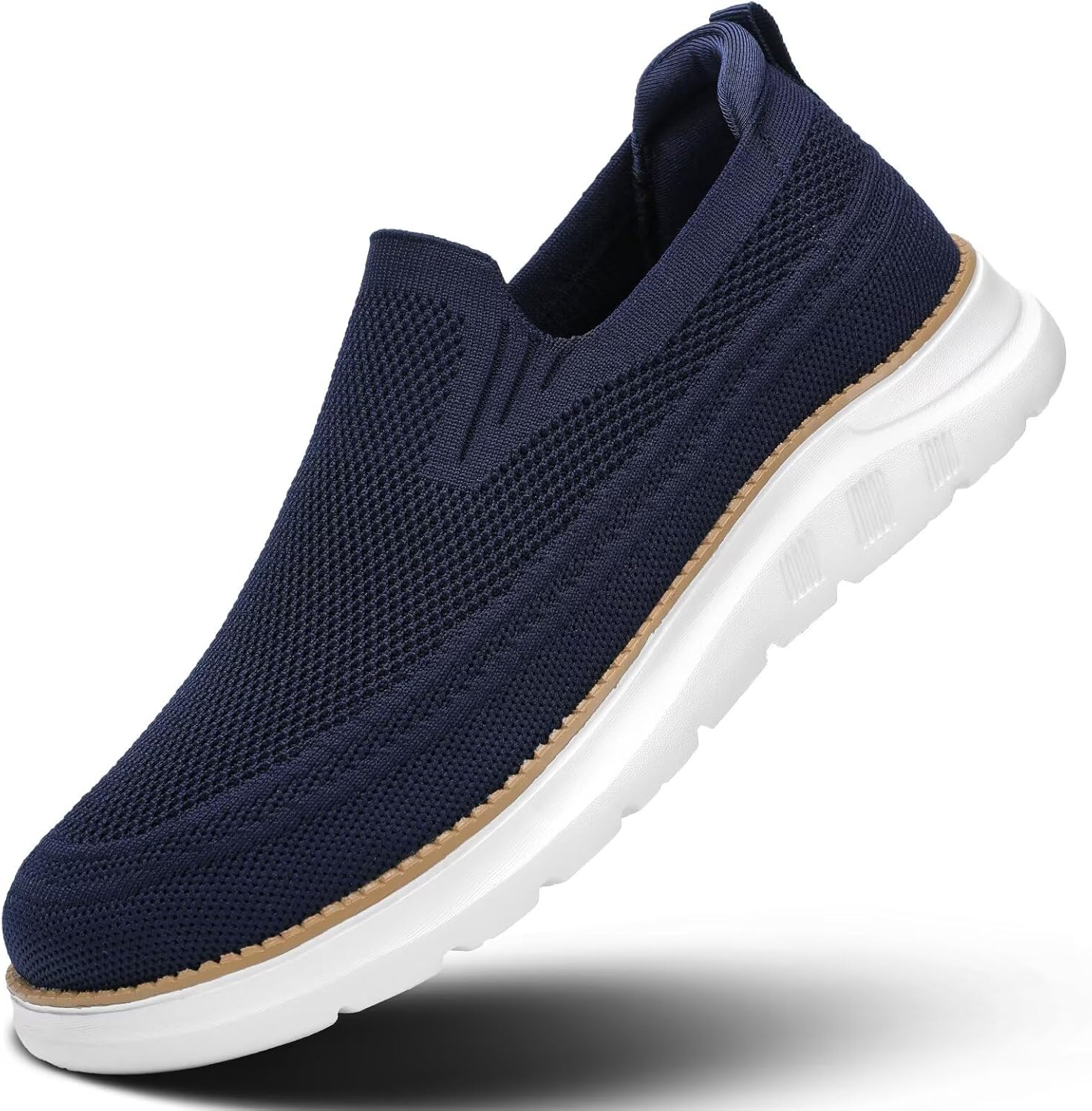 Men's Walking Boat Shoes Slip On Casual Loafers Non Slip Comfortable Lightweight Work Driving Shoes