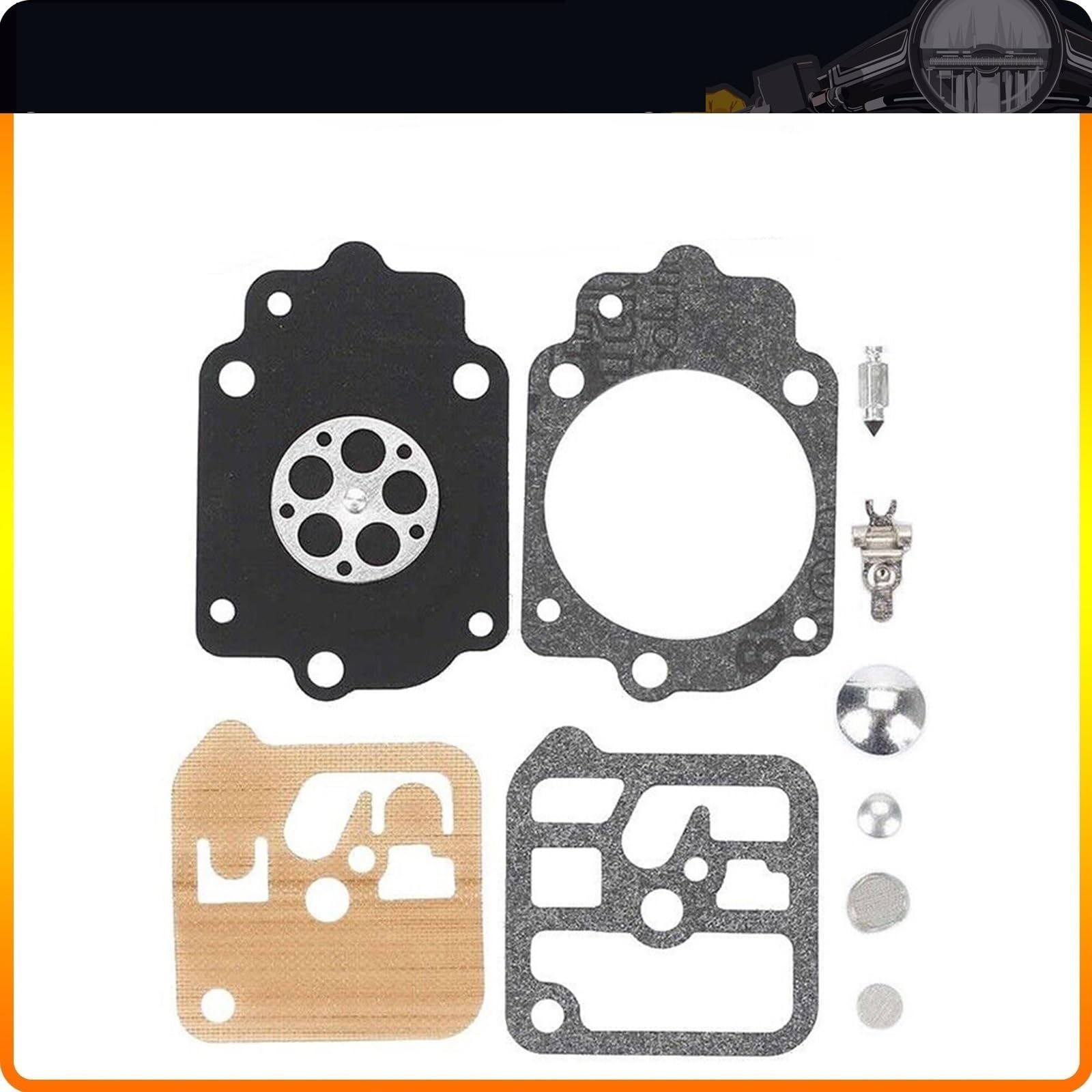 Kit de reparación y reconstrucción de carburador RK32 RK34. Reemplaza a RK-32HK RK34HK. Compatible con carburadores de motosierras Stihl 034 038.