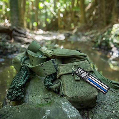 Miniatura 3 de Llavero de bandera con llavero, EDC para motocicletas, scooters, autos y regalos