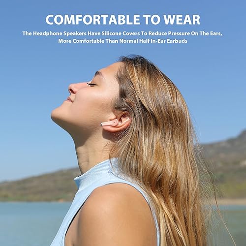 Miniatura 8 de Auriculares inalámbricos para Samsung S25 S24 Ultra S23 Fe S22+ S21, auriculares Bluetooth 5.3 inalámbricos con micrófono táctil estéreo inalámbrico