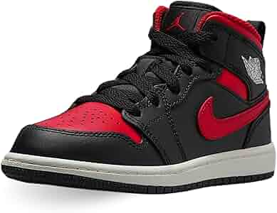 D新品 20cm ナイキ ジョーダン 1 ミッド PS DQ8424-067 Amazon.com | Jordan 1 Mid Little Kids' Shoes (DQ8424-067