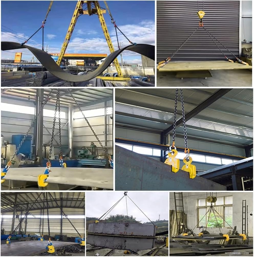 Heavy-duty Vertical Plate Clamp, Suitable For Lifting And Transporting.(5T)