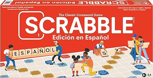 Miniatura 2 de Winning Moves Scrabble Edicion En EspañolSpanish Scrabble Games USA, el juego de palabras más famoso del mundo diseñado para el idioma español
