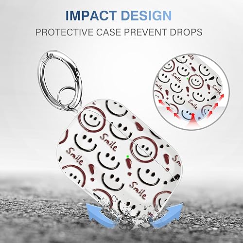 Miniatura 10 de Maxjoy Funda para Airpods Pro de 2 generación 2022, con bonita funda para Airpods Pro de 2 generación, para Airpods Pro 2 con llavero para mujeres y