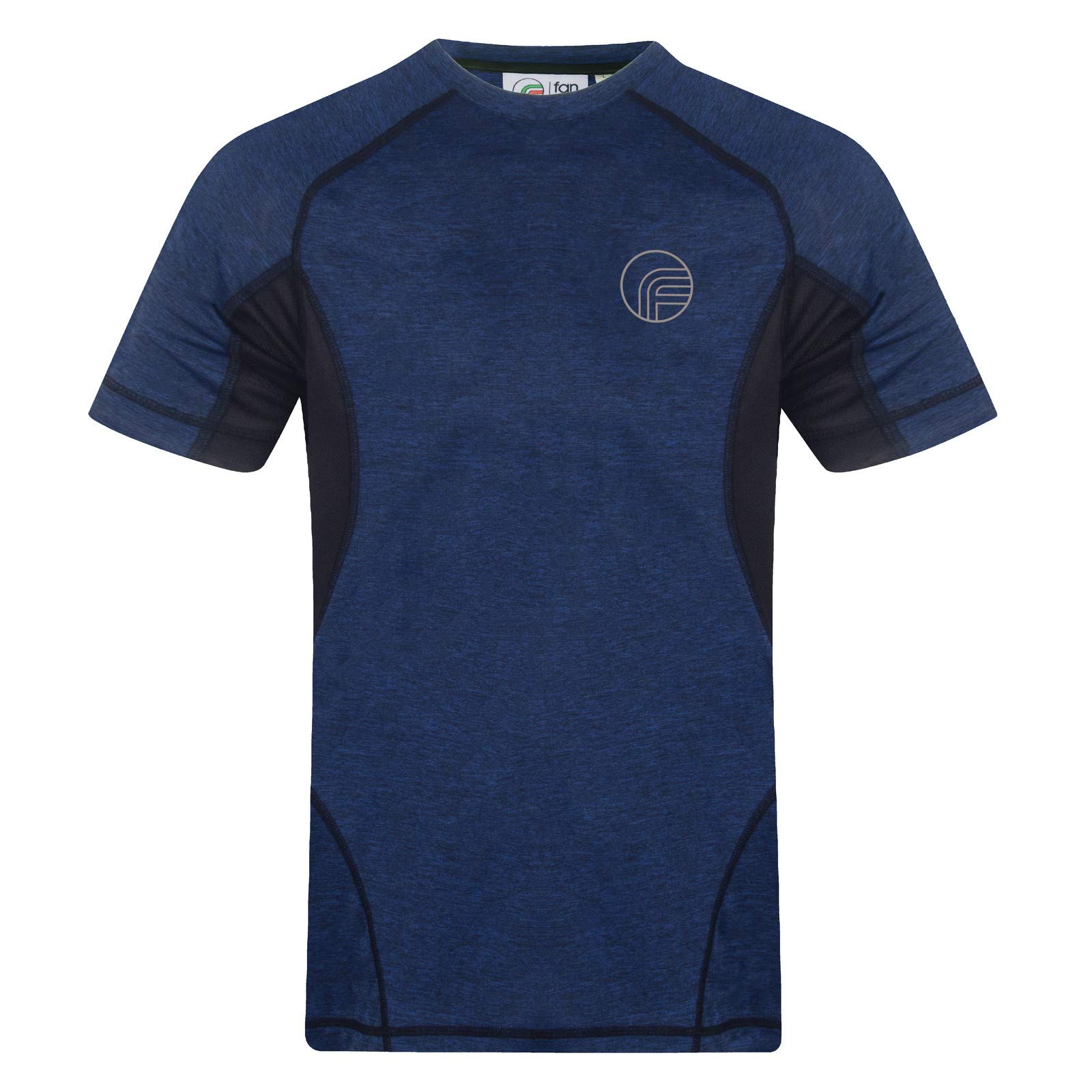 fan originals T-Shirt Poly Mens Royal Marl 3XL