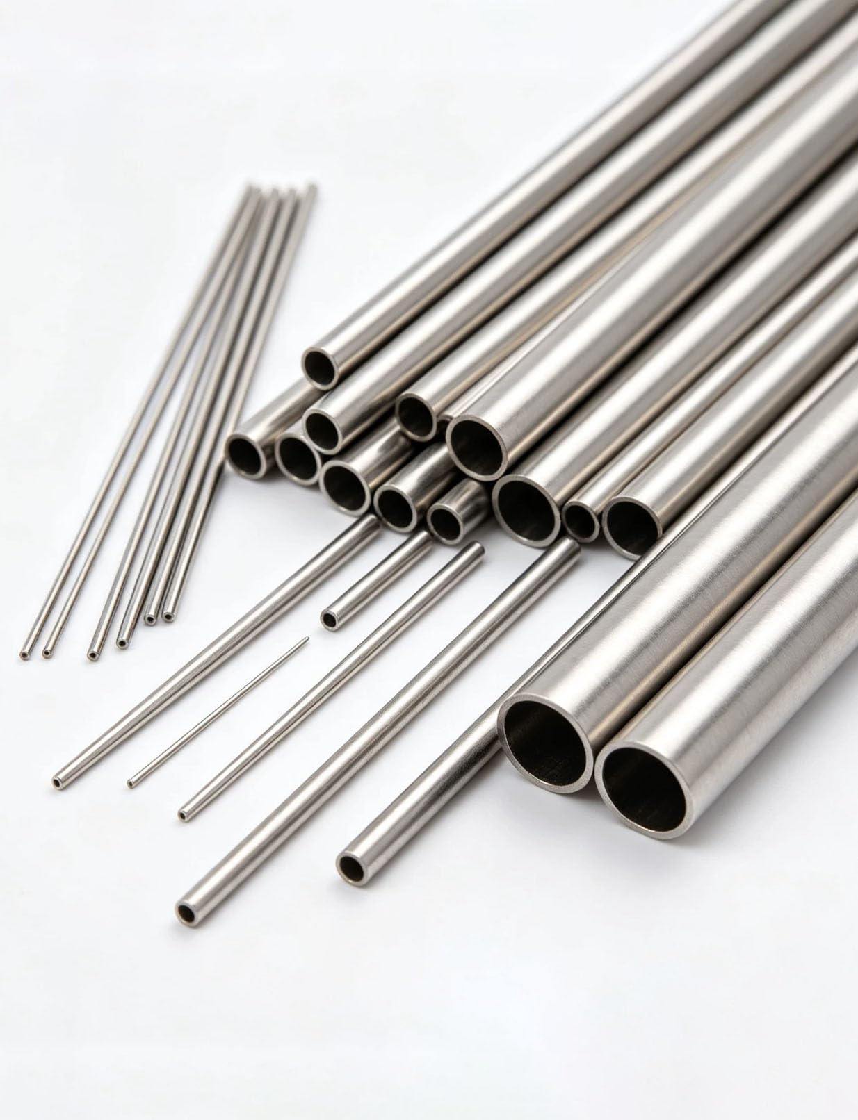 Tubo acero inoxidable 304 para construcción, mecanizado y bricolaje | Tubo redondo hueco,sin soldadura,acabado pulido,pared uniforme,varias medidas(25x4x1000mm)