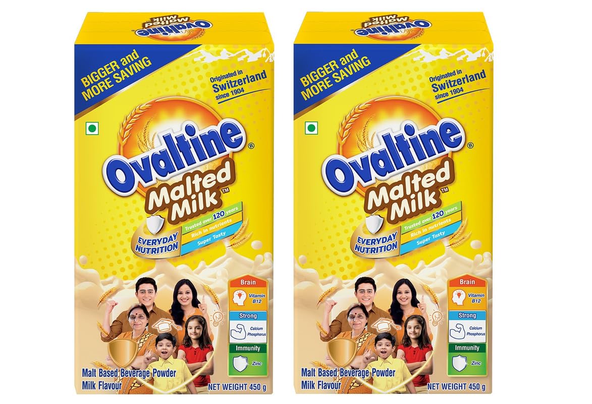 OVALTINE Malted Milk Drink Powder Rich And Delicious Malty Flavored (450 gram) Pack of 2 (B0DBYF5H6C) Amazon Price History, Amazon Price Tracker