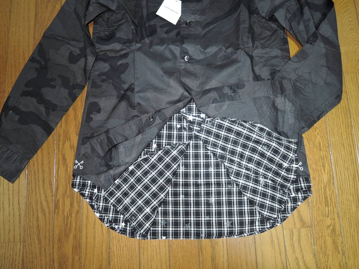 Amazon.co.jp: uniform experiment DOUBLE LAYERD SHIRT 1 迷彩 