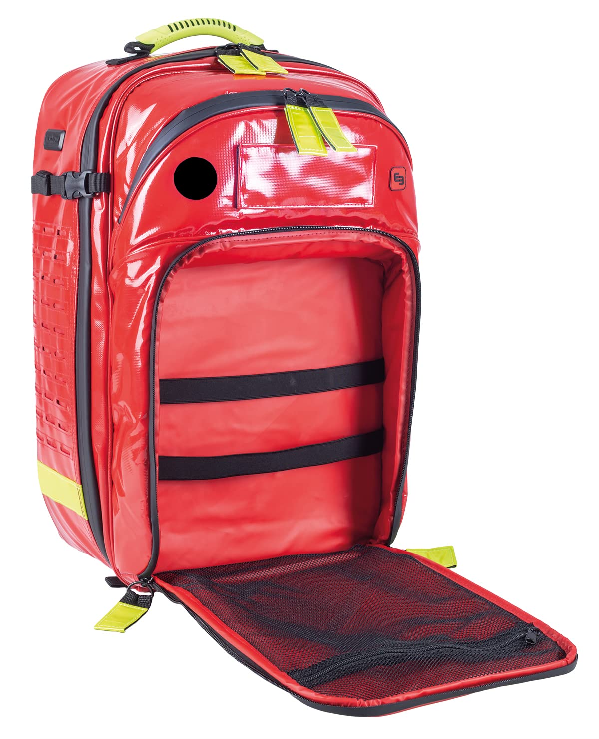 ELITE BAGS - PARAMED'S EVO Notfallrucksack | PLANE | rot | großvolumig | für die professionelle Notfallversorgung