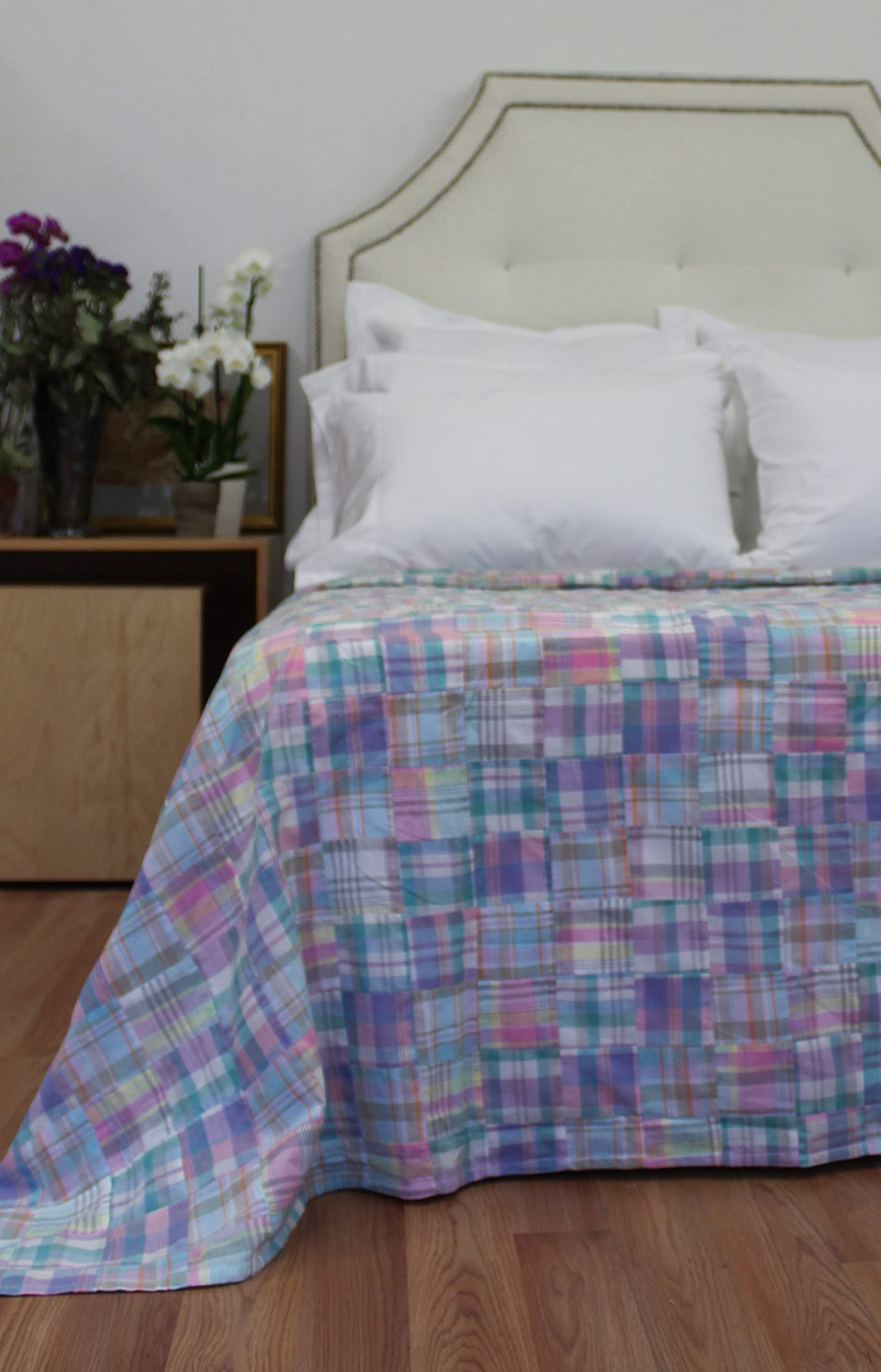 CGG Home Fashions Madras Multi Bedspread Twin