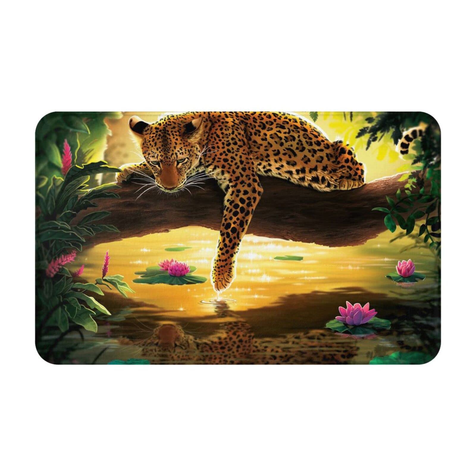 Tapis de salle de bain en peluche antidérapant 50x80 cm pour douche