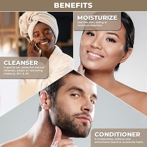 Miniatura 3 de Aceite de jojoba orgánico 100% puro prensado en frío sin refinar  Cuidado de la piel y removedor de maquillaje  Aceite corporal hidratante para piel