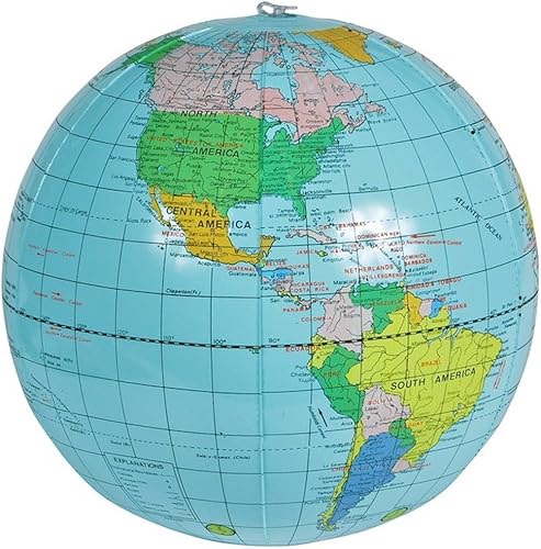 Rhode Island Novelty Paquete de 24 globos mundiales de 16 pulgadas