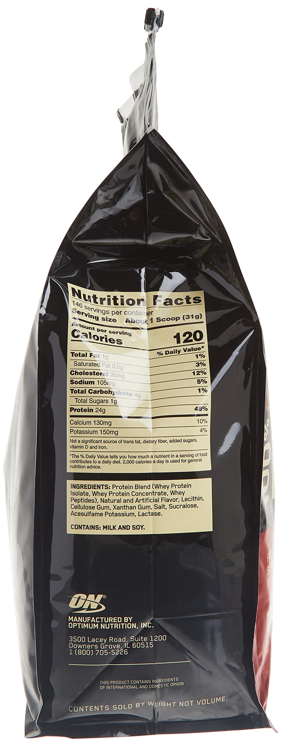 Optimum Nutrition (ON) Gold Standard 100 Whey Protein Primary Source