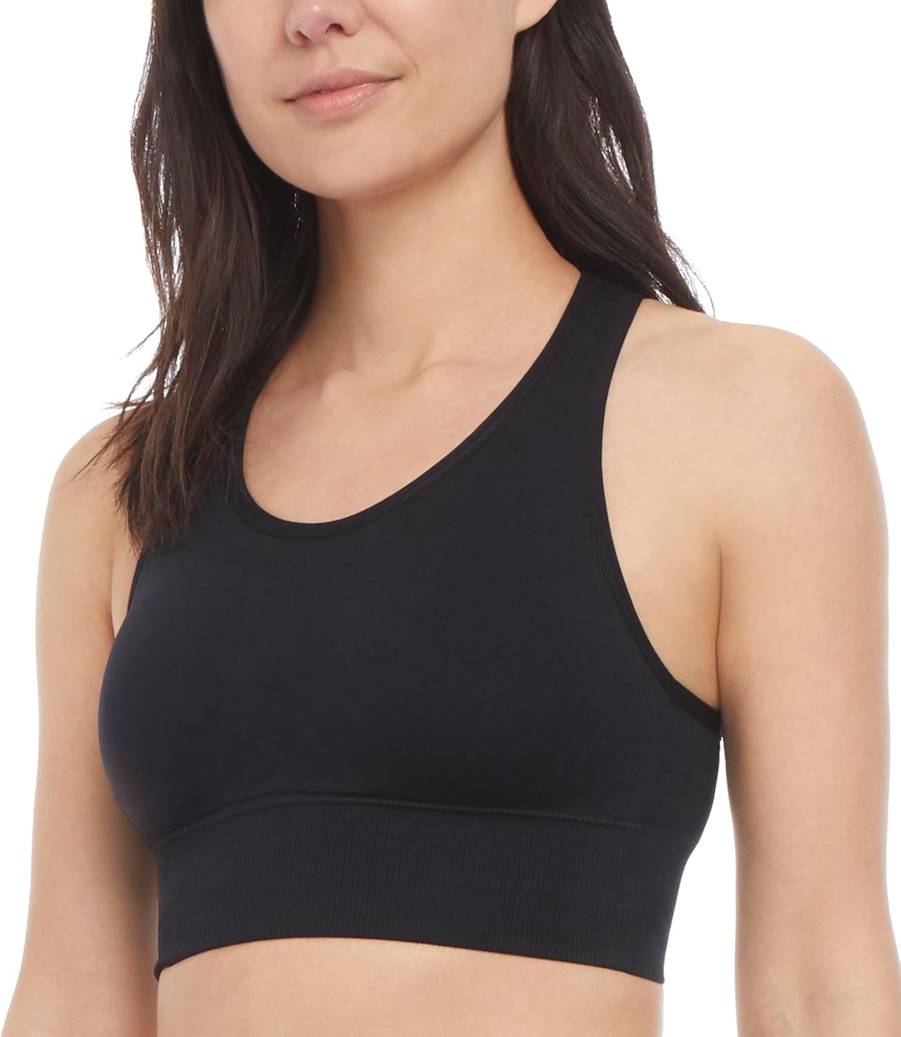 Jockey Womens 2 Pack Seamless Long Line Sports Bra - Image 3