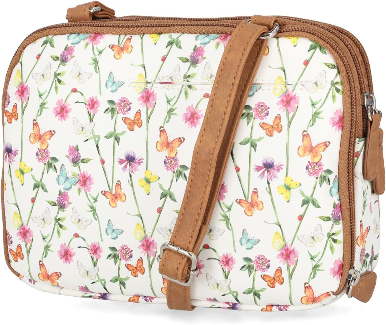 MultiSac Zippy Triple Compartment Crossbody Bag - Image 4