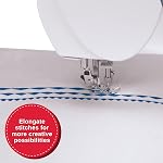 SINGER® Quantum Stylist 9960 Computerized Sewing & Quilting Machine + Extension Table & Accessory Kit | 600 built-in stitches & Lettering, Full Metal Frame, LED Light & High-End Touch buttons