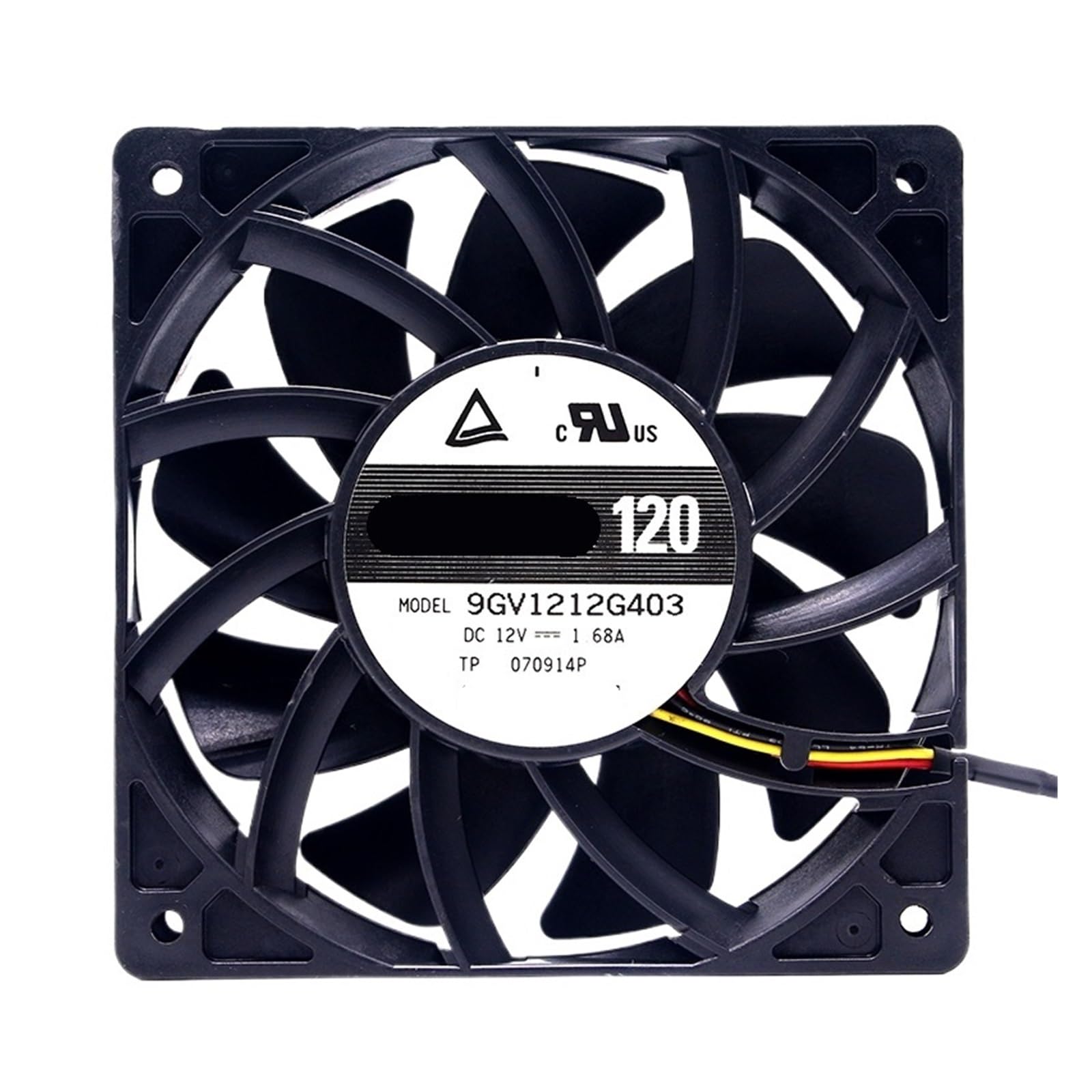 Ventilateur SANYO 9GV1212G403 12V 1.68A 120x120x25mm 3 fils refroidissement PC