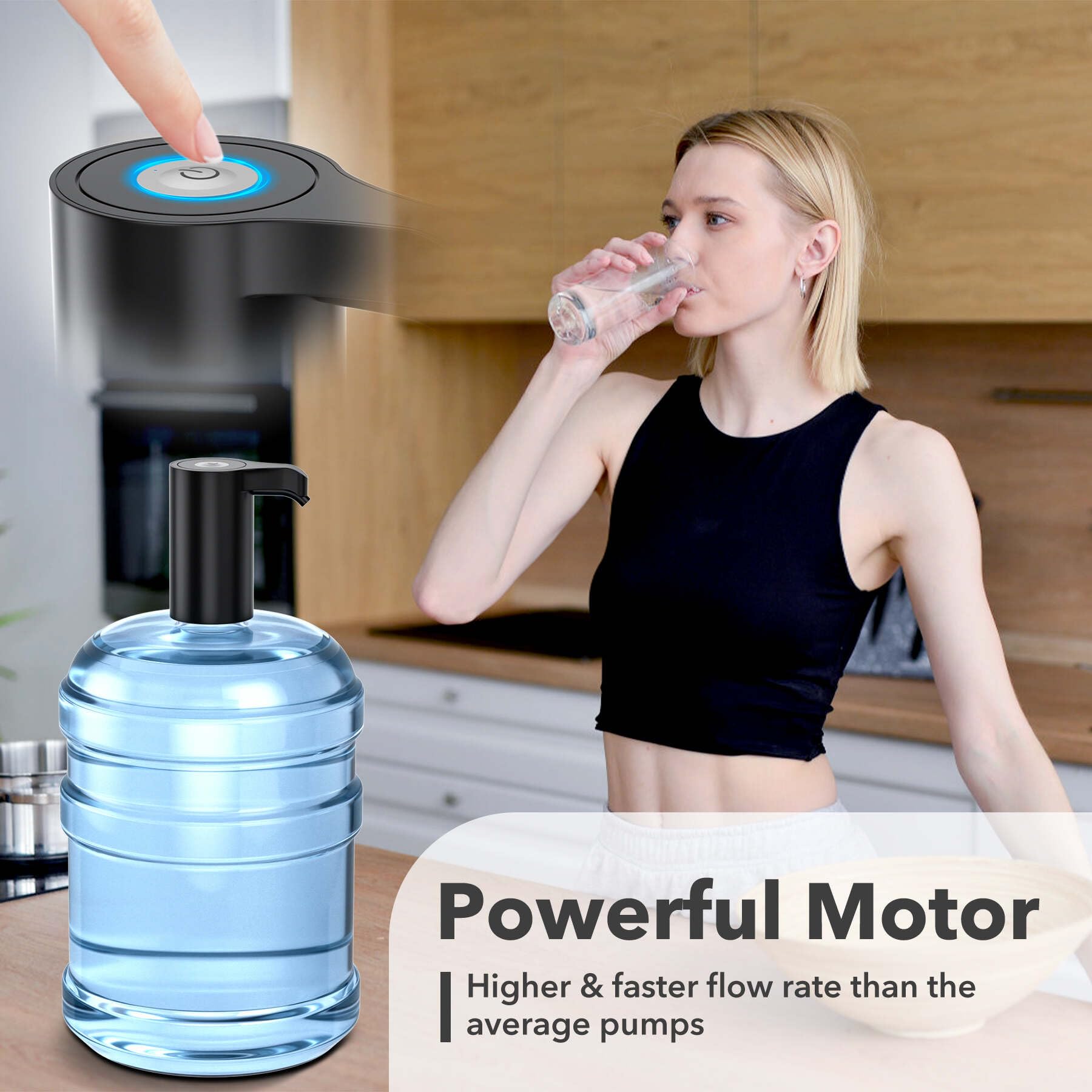 Electric Water Pump Portable Electric Water Dispenser For 5 Gallon ...