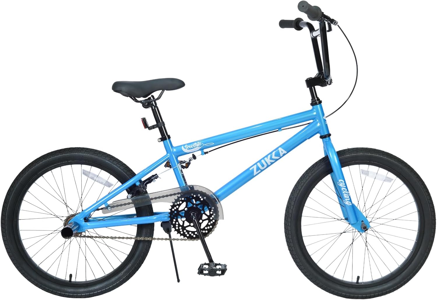 Freestyle BMX Bike, 20 Inch Wheels, Single Speed, Steel Frame, Ages 7-10