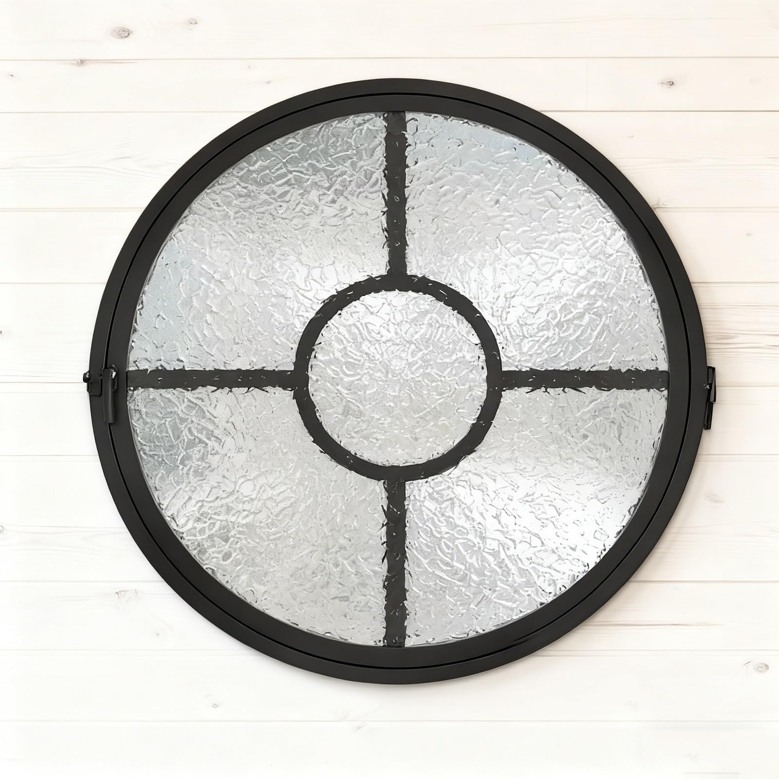 Ventanas abatibles de vidrio templado y aluminio a ras